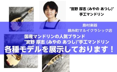 宮野 厚志マンドリン・ラインナップ一覧