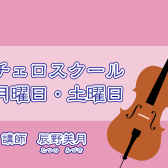 【駐車場あり】月曜日・土曜日にマルイで習うチェロスクール【錦糸町駅近】