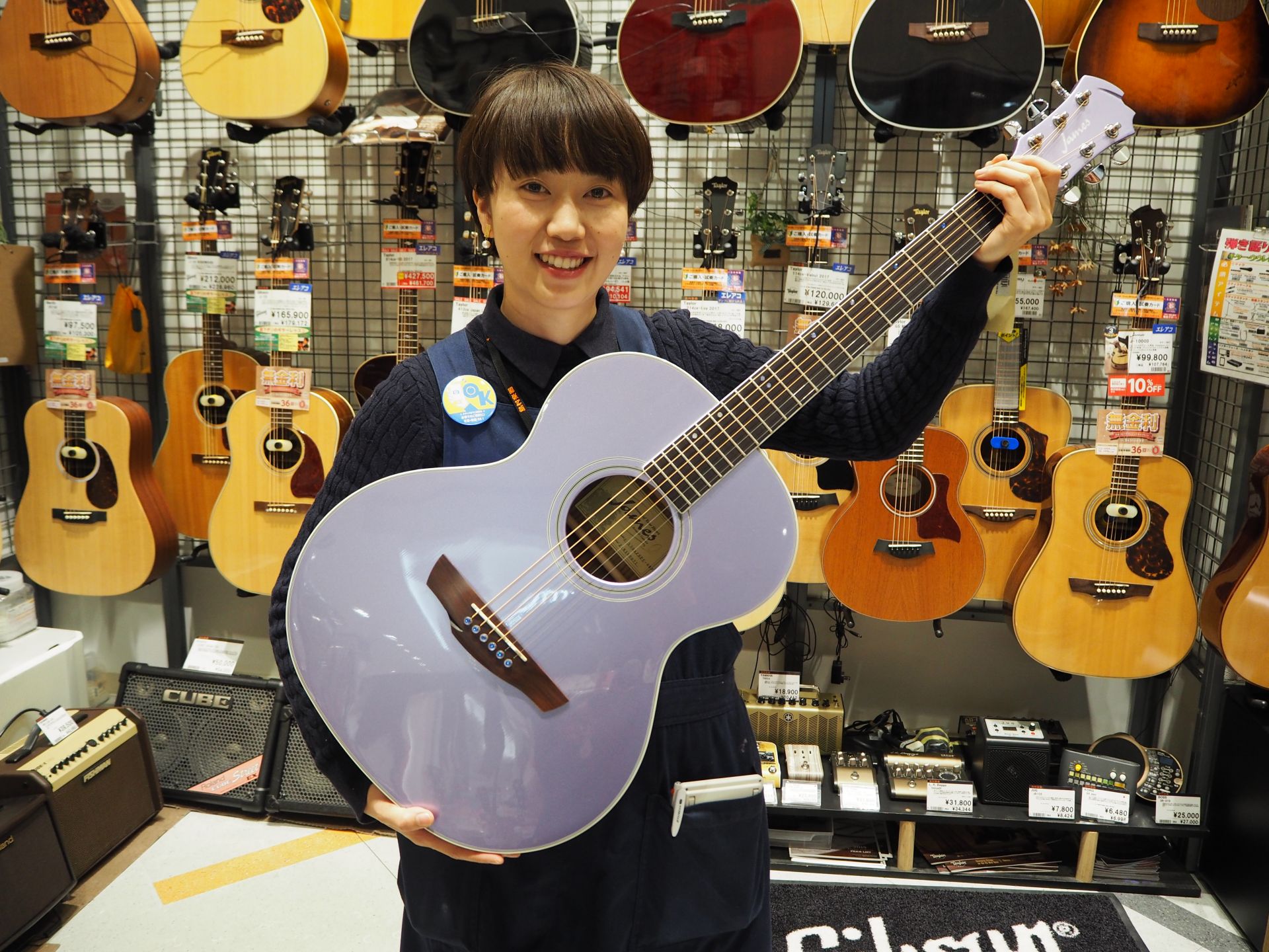 アコースティックギター 新入荷 春らしいカラーで可愛いアコースティックギターj 500a Spcが入荷しました 限定商品 島村楽器 イオンモール神戸北店