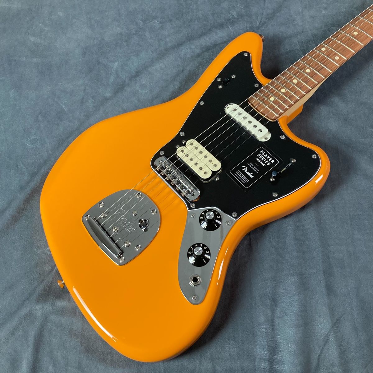 FenderPlayer Jaguar Pau Ferro Fingerboard Capri Orange