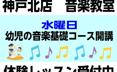 新規開講！【音楽教室】水曜日　3歳児からの幼児の基礎音楽　安岡志歩先生　講師紹介