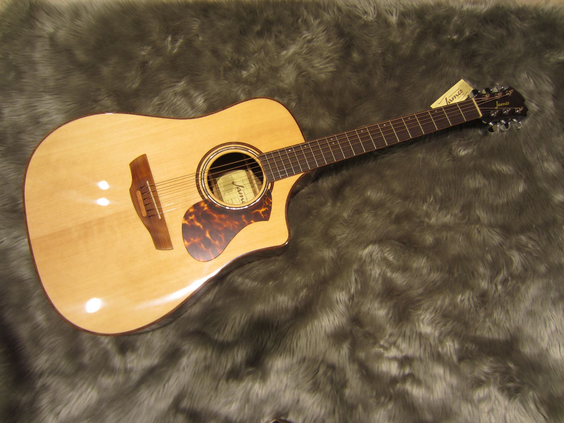 山梨の皆さんこんにちは。アコースティックギター担当の塙です。]] 島村楽器オリジナルブランドJamesから、待望のカッタウェイシリーズが登場しましたのでご紹介します！ *James J-600DC JamesのDシェイプボディをベースにカッタウェイを追加しました。 オバンコール・ボディとウッドバイン […]
