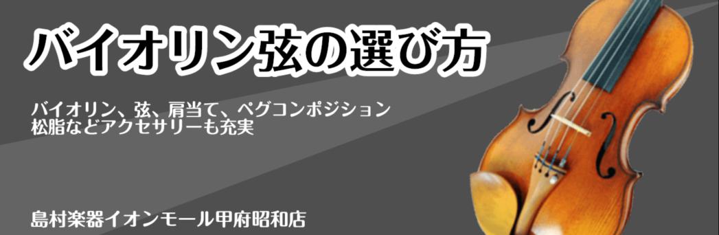 【2020年版バイオリン弦の選び方】弦交換の仕方や音の合わせ方、弦の種類やブランドの違いをわかりやく徹底解説！～お子様用バイオリン用からこだわりのバイオリン弦まで取り揃え～