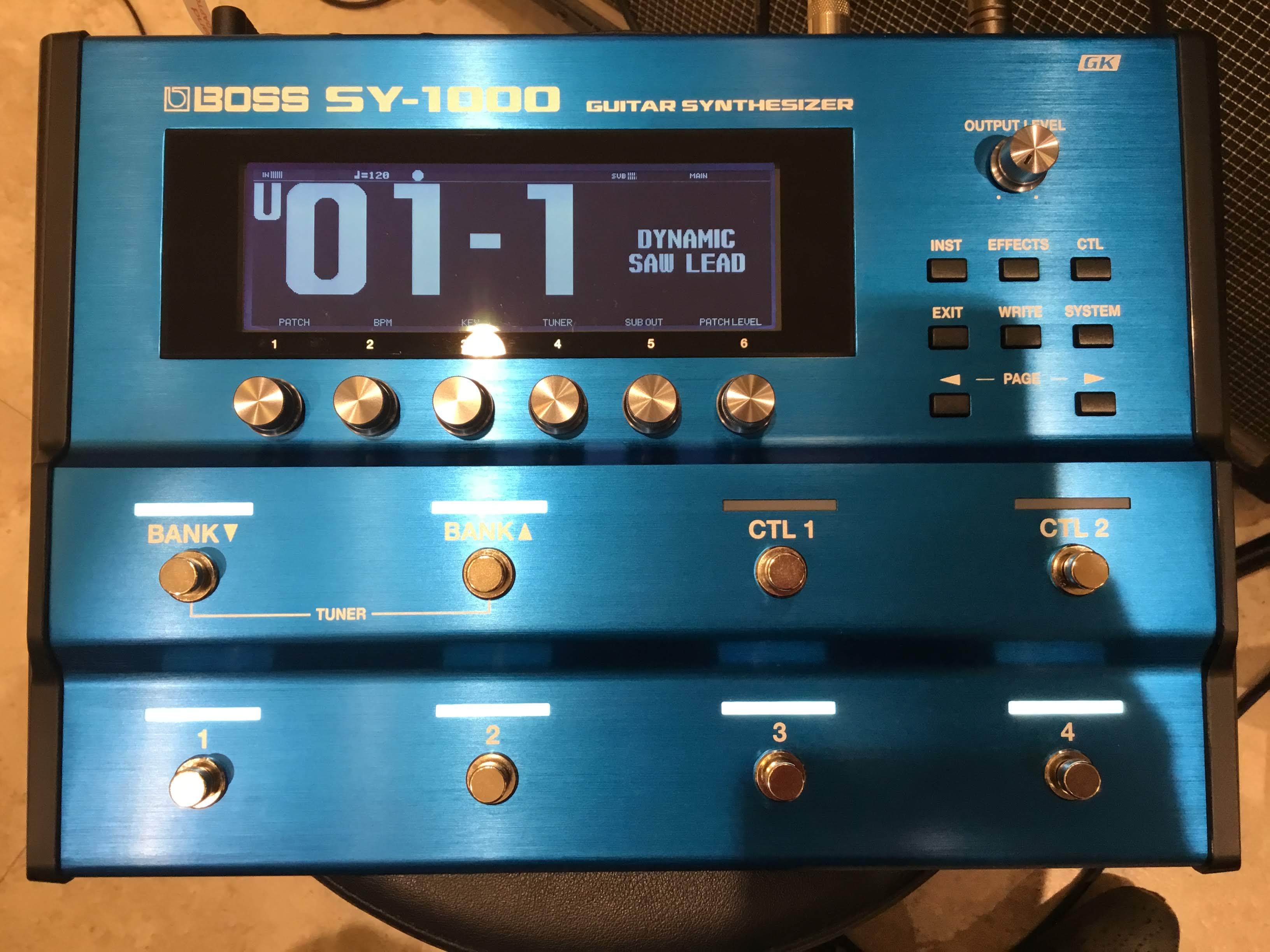 ギターシンセサイザー、、ここに極まる、「BOSS SY-1000」最速レビュー - イオンモール甲府昭和店 店舗情報-島村楽器