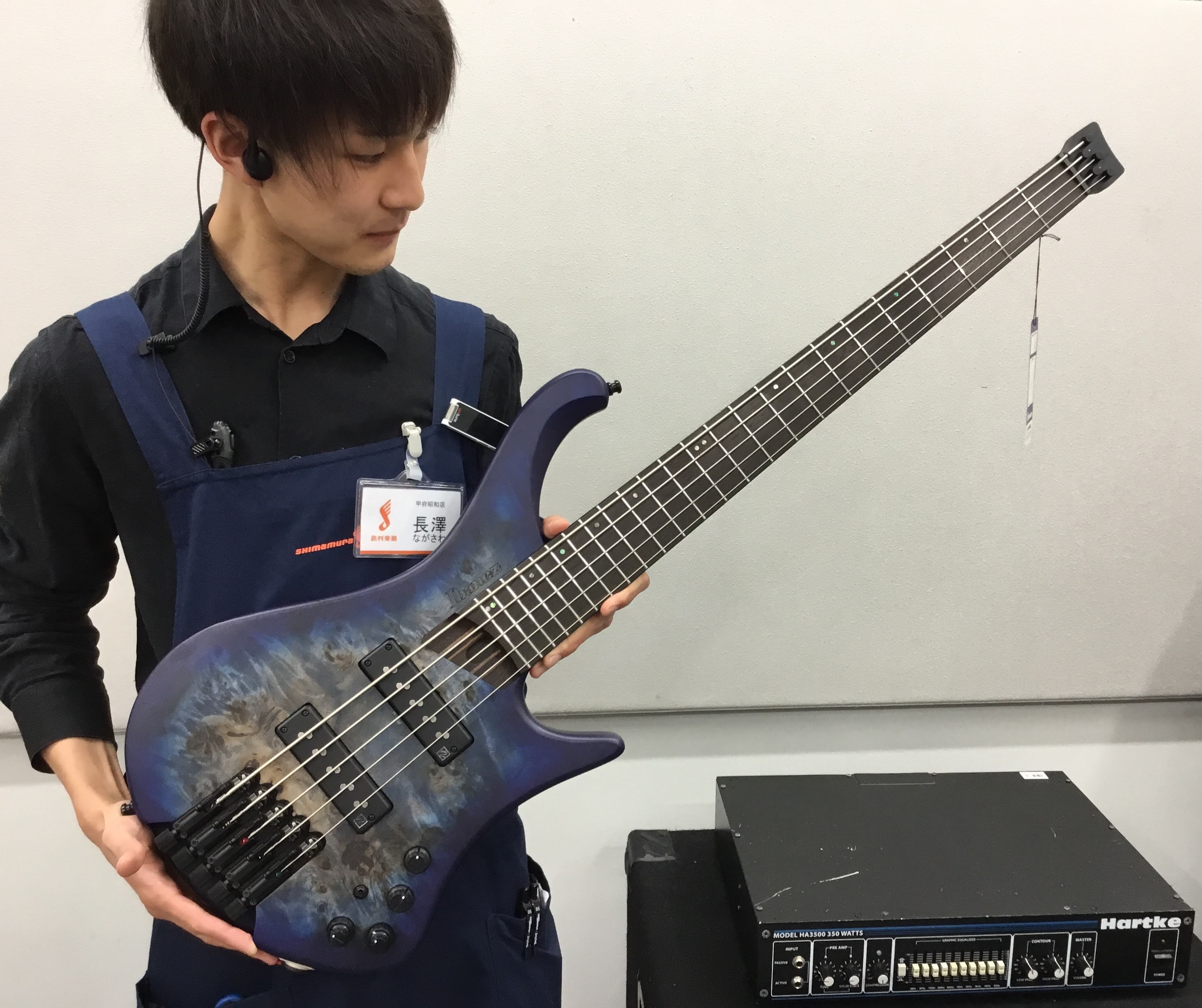 【Ibanez】 2020年のNAMMSHOWでも話題となったヘッドレス5弦ベース ”EHB1505-DEF”と”EHB1505-PLF”の2機が同時に入荷です！！【レビュー】第一弾