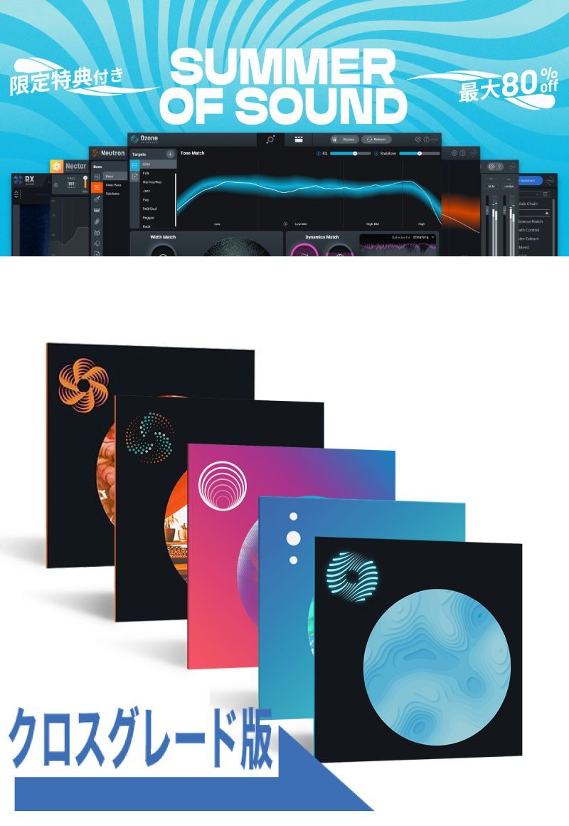 iZotopeMix & Master Bundle Advanced Crossgrade from Any paid iZotope product