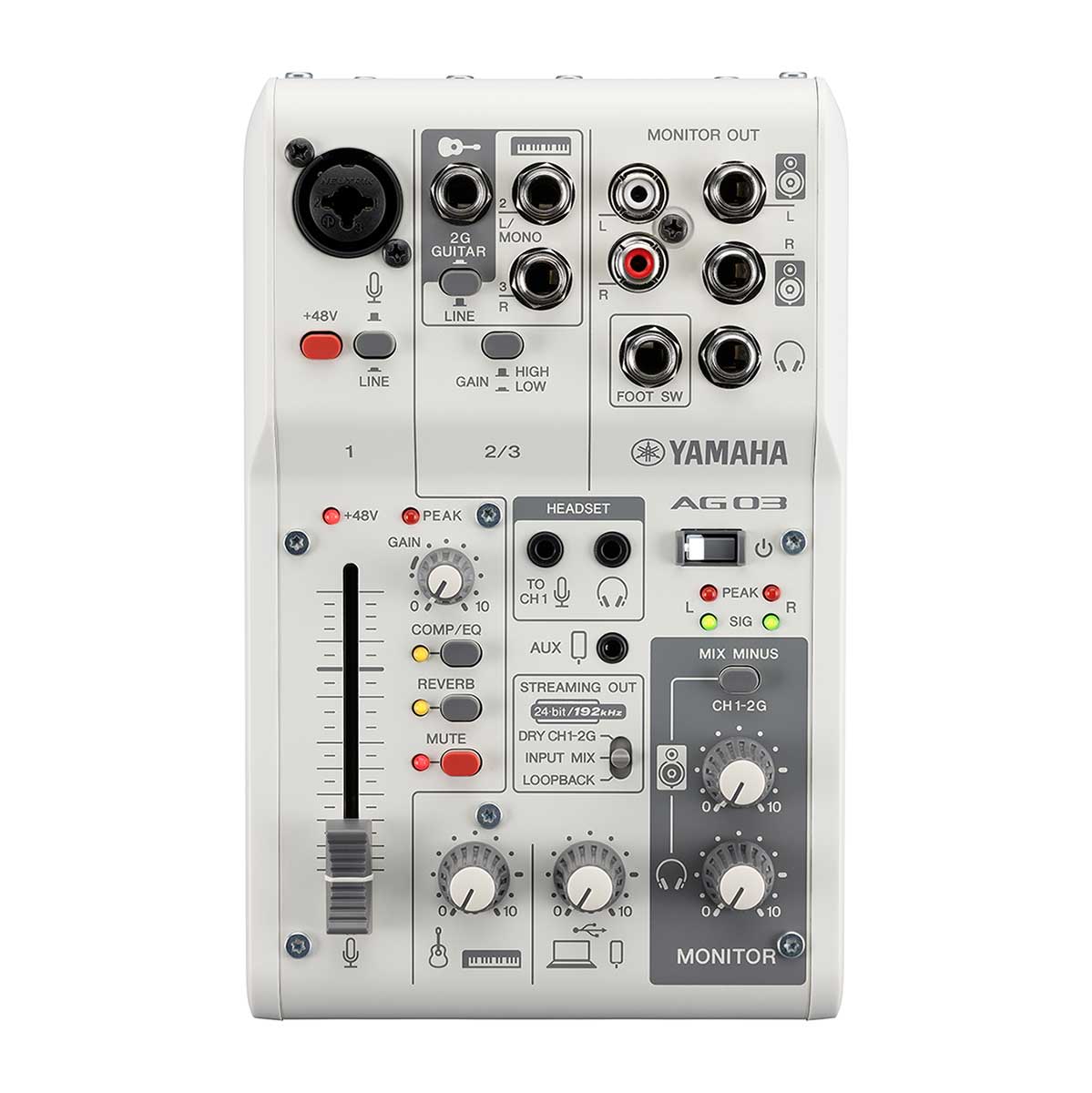 YAMAHA(ヤマハ)【USB充電器プレゼント】AG03MK2 W