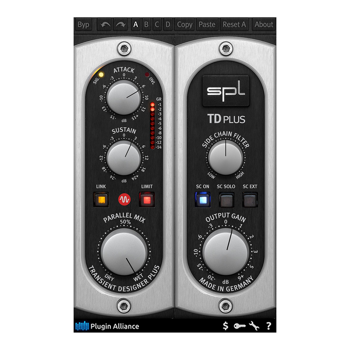 Plugin Alliance(プラグインアライアンス)SPL Transient Designer Plus