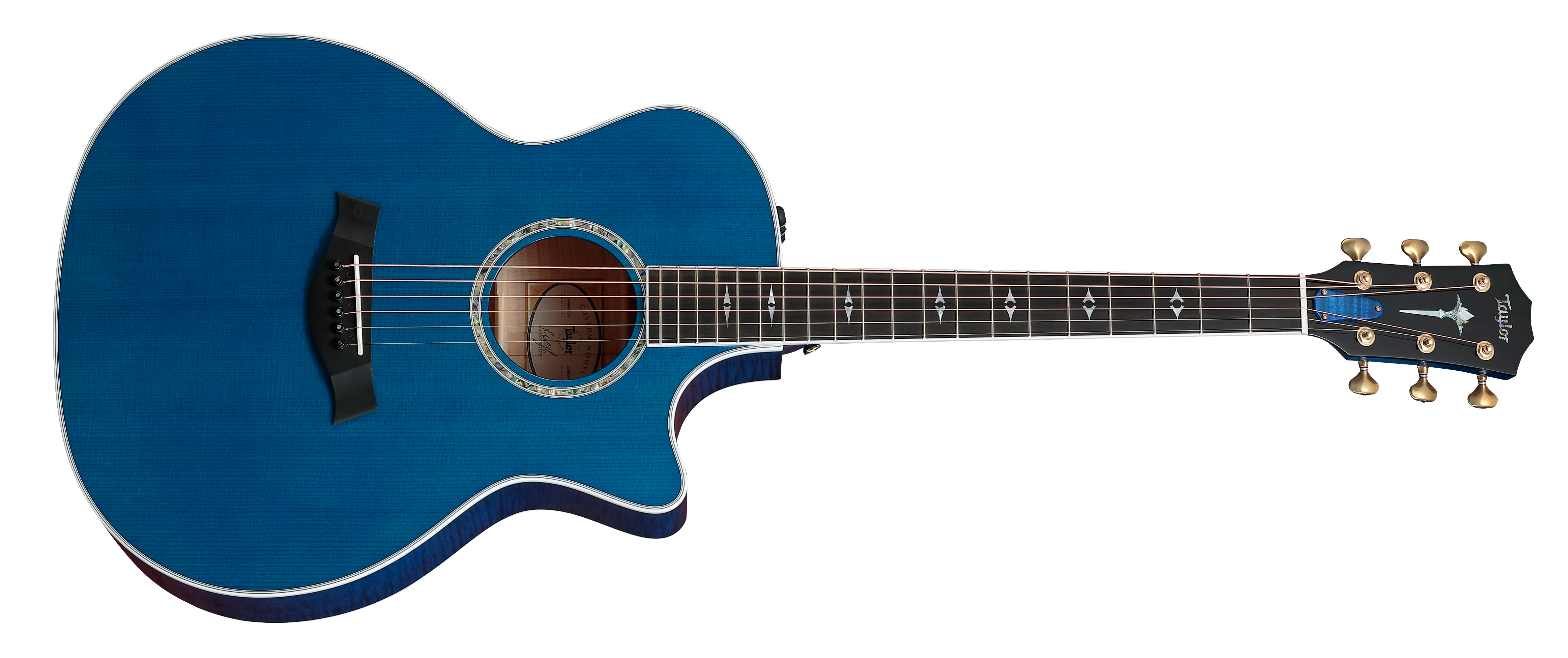 Taylor Custom GAce-Flame Maple/Blue