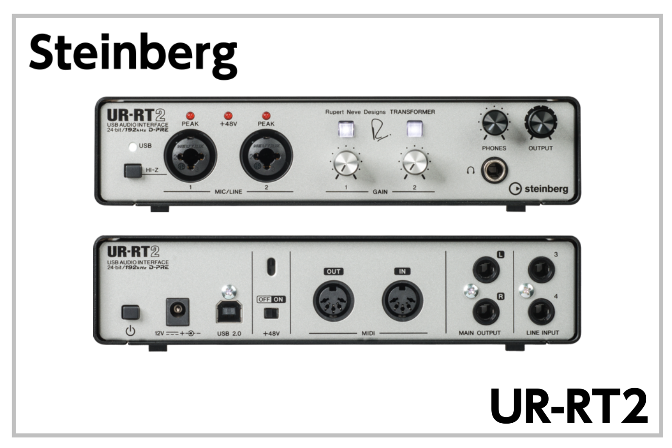 【再入荷】Steinberg UR-RT2 展示!