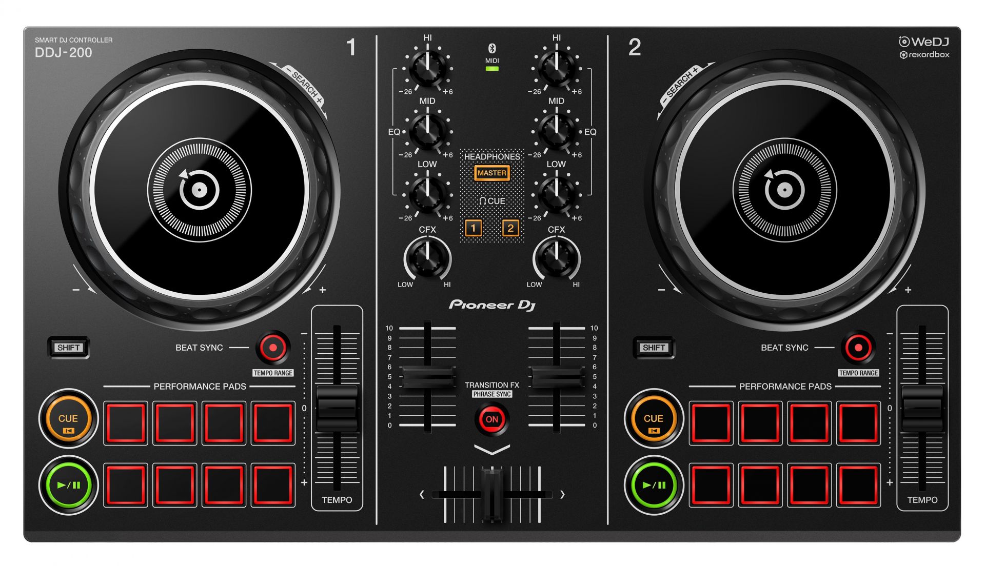 *話題の新製品Pioneer DDJ-200入荷のご案内 **スマホのストリーミングで気軽にDJプレイが可能なコントローラー DDJ-200は、日常的に使い慣れているスマホとの組み合わせを第一に考え開発したDJコントローラーです。スマホ用DJアプリとストリーミング音楽配信サービスを利用し、気軽にDJ […]