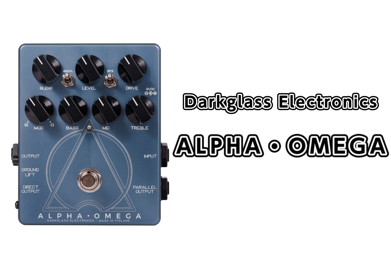 【エフェクター】Darkglass Electronics ALPHA・OMEGA 展示中！