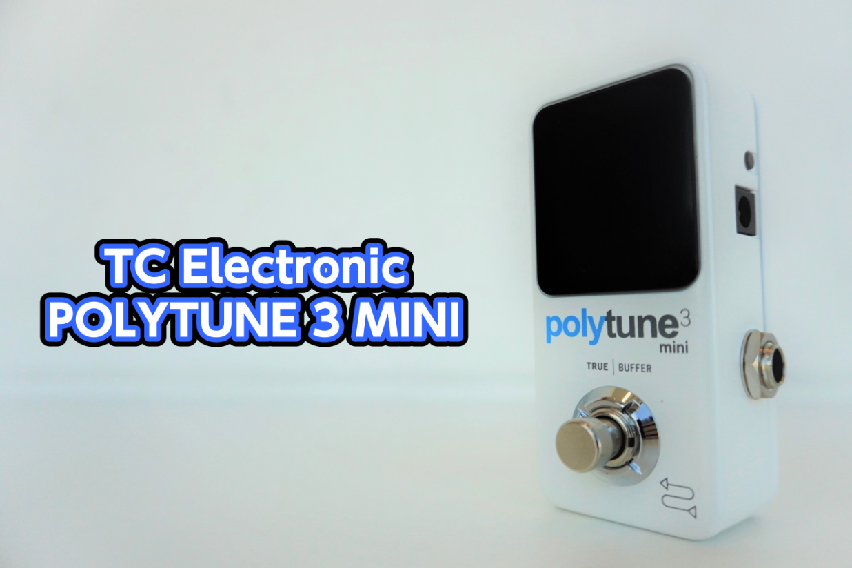 【エフェクター】TC Electronic “POLYTUNE 3 MINI” 入荷！！