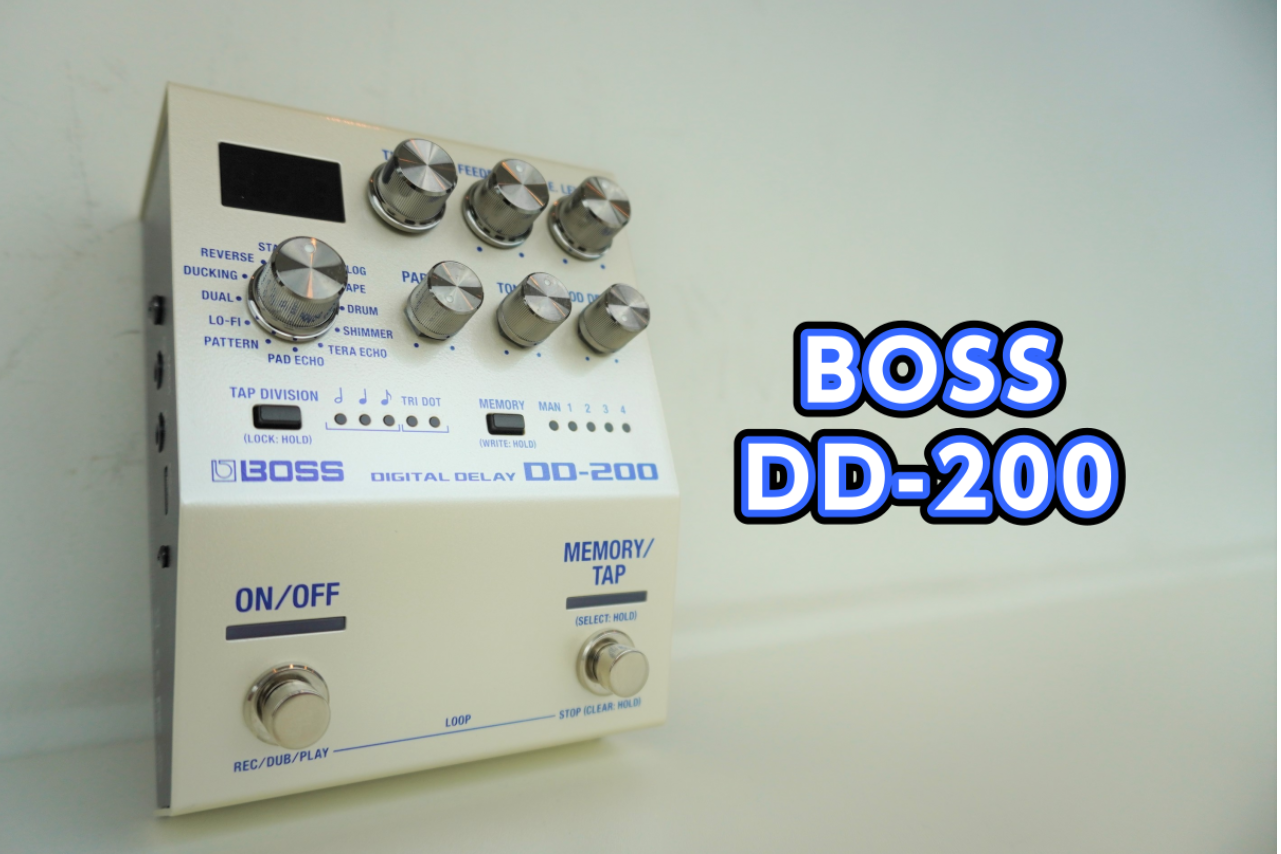 【エフェクター】BOSS DD-200入荷！！
