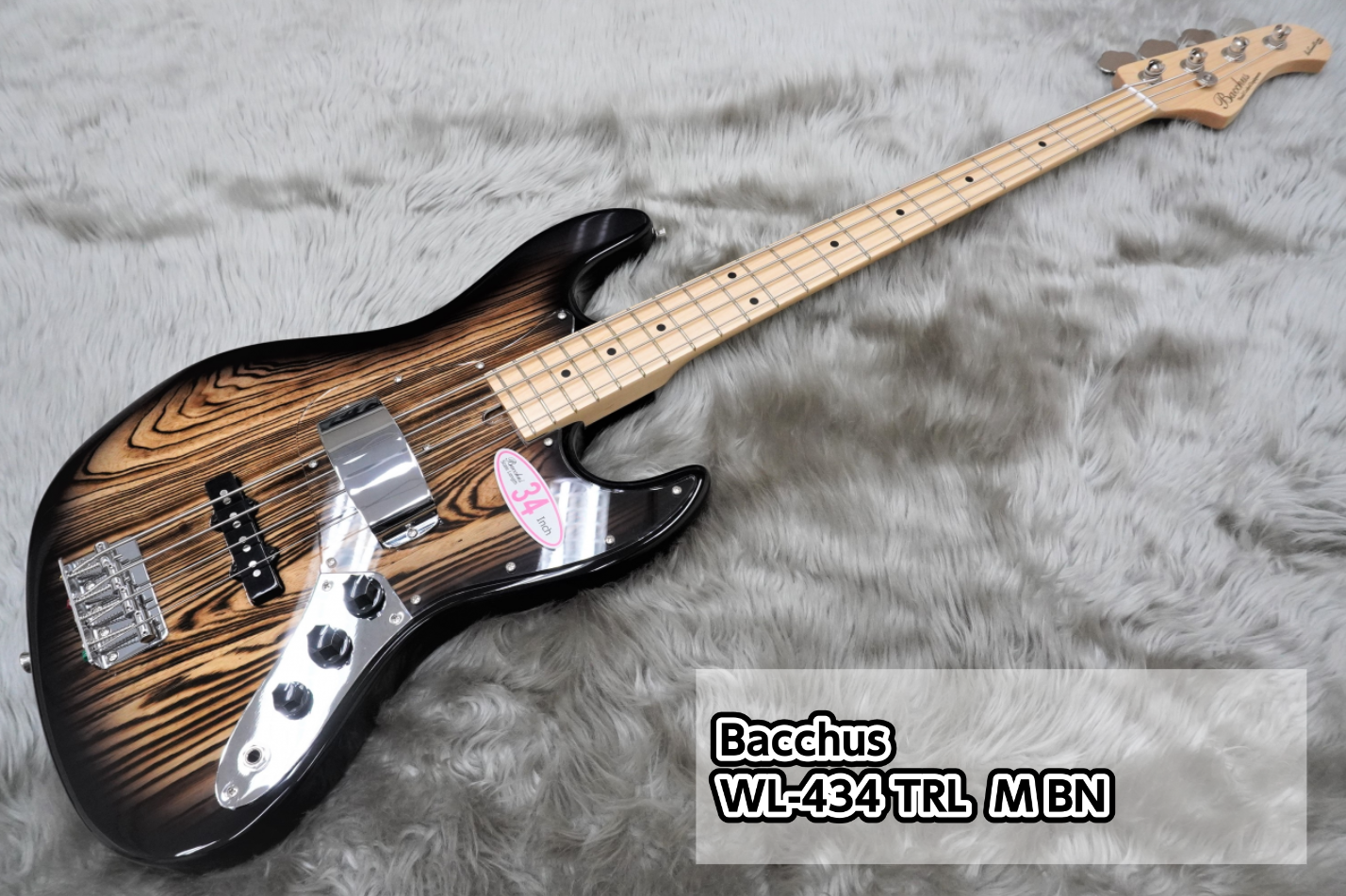 【ベース】Bacchus WL-434 TRL/M/BN 限定特価品入荷！！