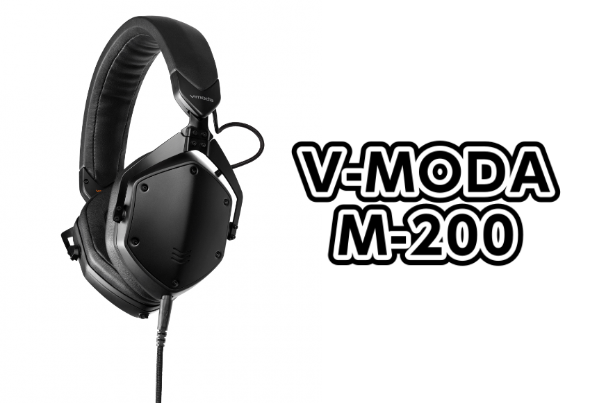 オープニング V-MODA ブイモーダ M-200 Monitor Headphone M200-BK モニターヘッドホン