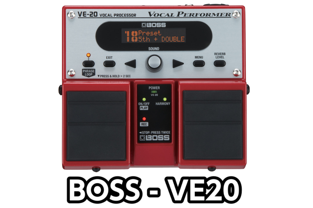 *BOSS VE-20展示中！ -ボーカル専用の高品位なエフェクトを即戦力プリセットとして搭載。 -ボーカルに美しいハーモニーをつける「ハーモニー」や厚みが増す「ダブル・ボイス」を装備。 -ツマミを回してサウンドを選ぶだけの簡単操作。 -ライブ・パフォーマンスに最適なフレーズ・ループの機能も搭載。  […]