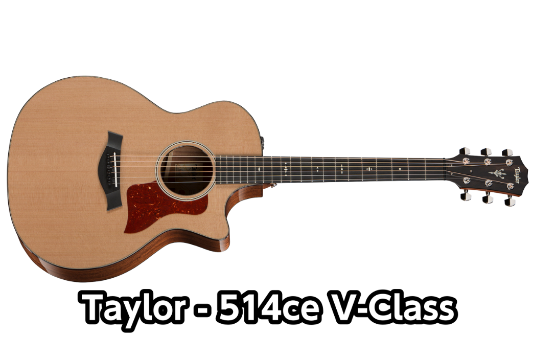 *Taylor (テイラー) 514ce V-Class展示中！！ **特徴 V-Classブレーシング構造によりダイナミックレンジ、サステインが広がり、より表現力が豊かになりました。500シリーズのサイド＆バックに使われるマホガニー材は中音域/ミッドレンジがダイナミックでパンチのあるトーンとして長 […]