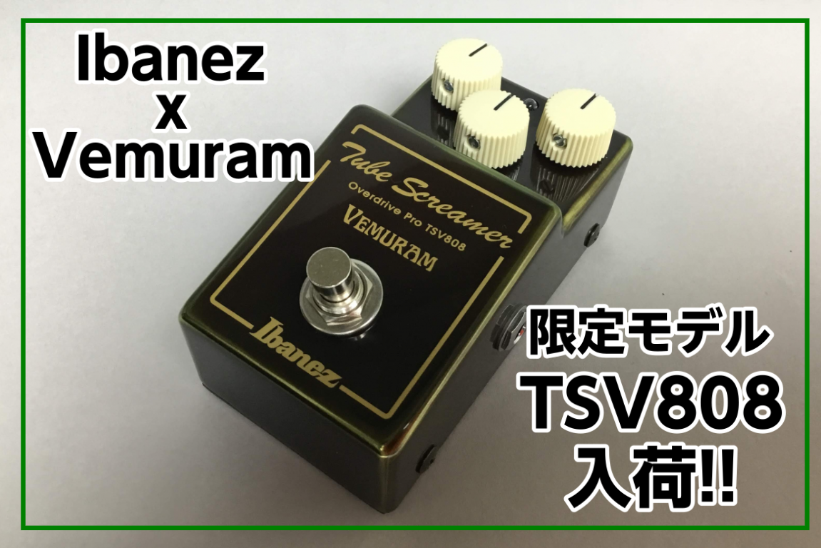 限定モデル】Ibanez x Vemuram TSV808入荷！！(完売致しました ...