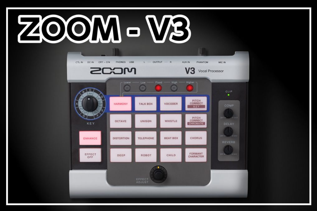 【新入荷】ZOOM – V3 (ボーカルプロセッサー)入荷！