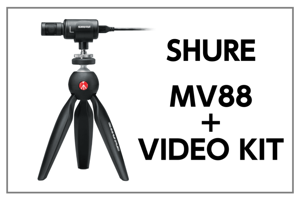 【旧パッケージ・開封品特価アリ】SHURE MV88+VIDEO KIT 入荷!!【配信・Vlogにオススメ!!】
