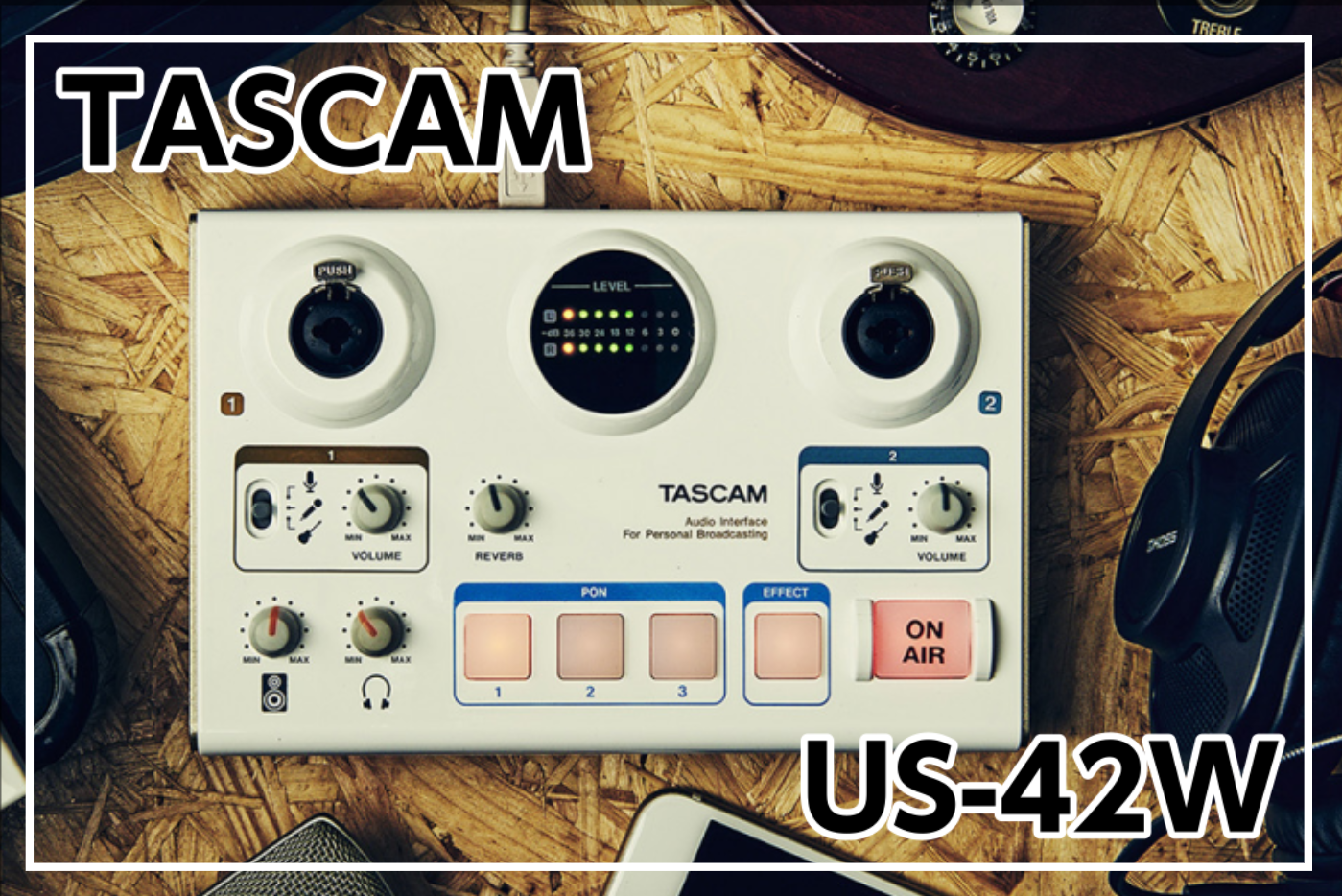 *【最終入荷】TASCAM US-42W入荷！！ *MENU -[#a:title=商品紹介] -[#b:title=価格] -[#c:title=問合せ] -[#d:title=小倉店からのお知らせ] ===a=== *商品紹介 TASCAM MiNiSTUDIOシリーズは、インターネット配信用の […]