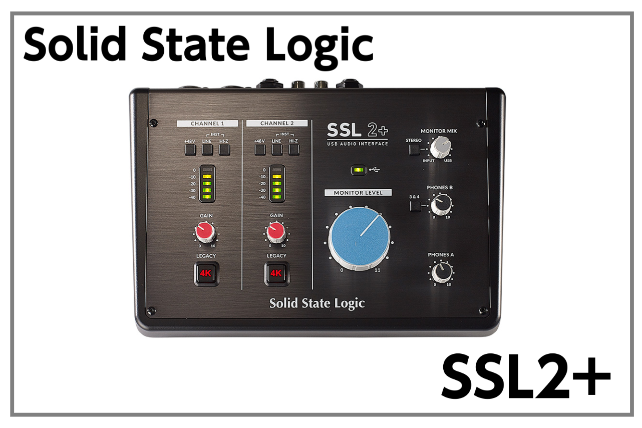 Solid State Logic SSL2+入荷！ (オーディオインターフェイス)