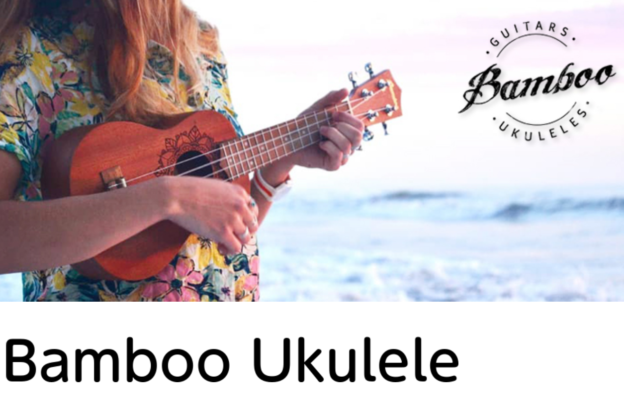 Bamboo Ukulele 各種展示!!