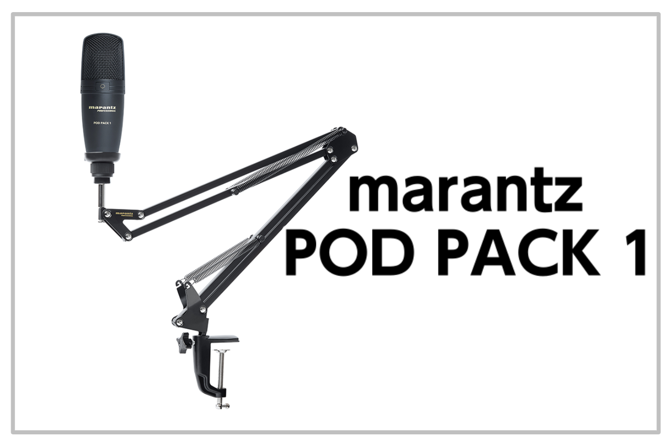 【配信におススメ!!】marantz POD PACK1 J 展示中！