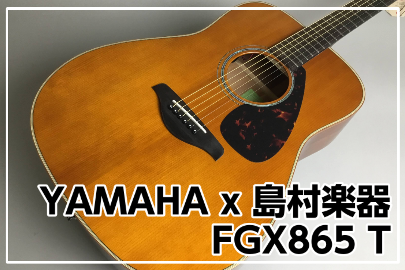 YAMAHA FGX865入荷！ 島村楽器コラボレーションモデル