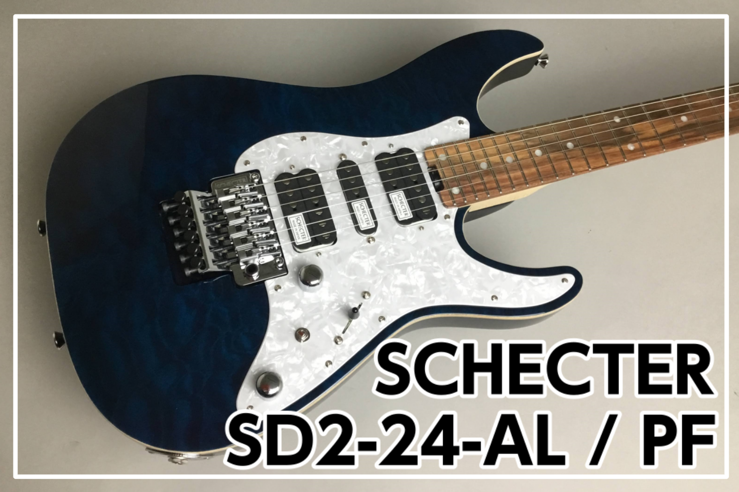 SCHECTER SD-2-24-AL / PF BLU 入荷！