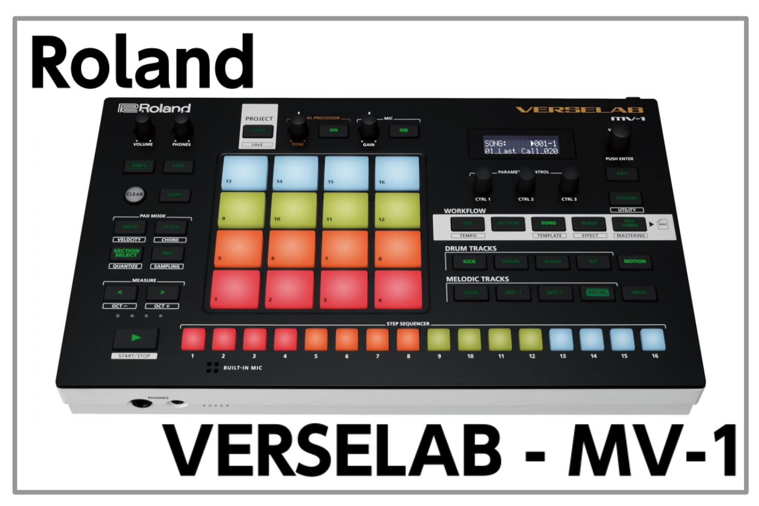 【新製品】Roland VERSELAB MV-1