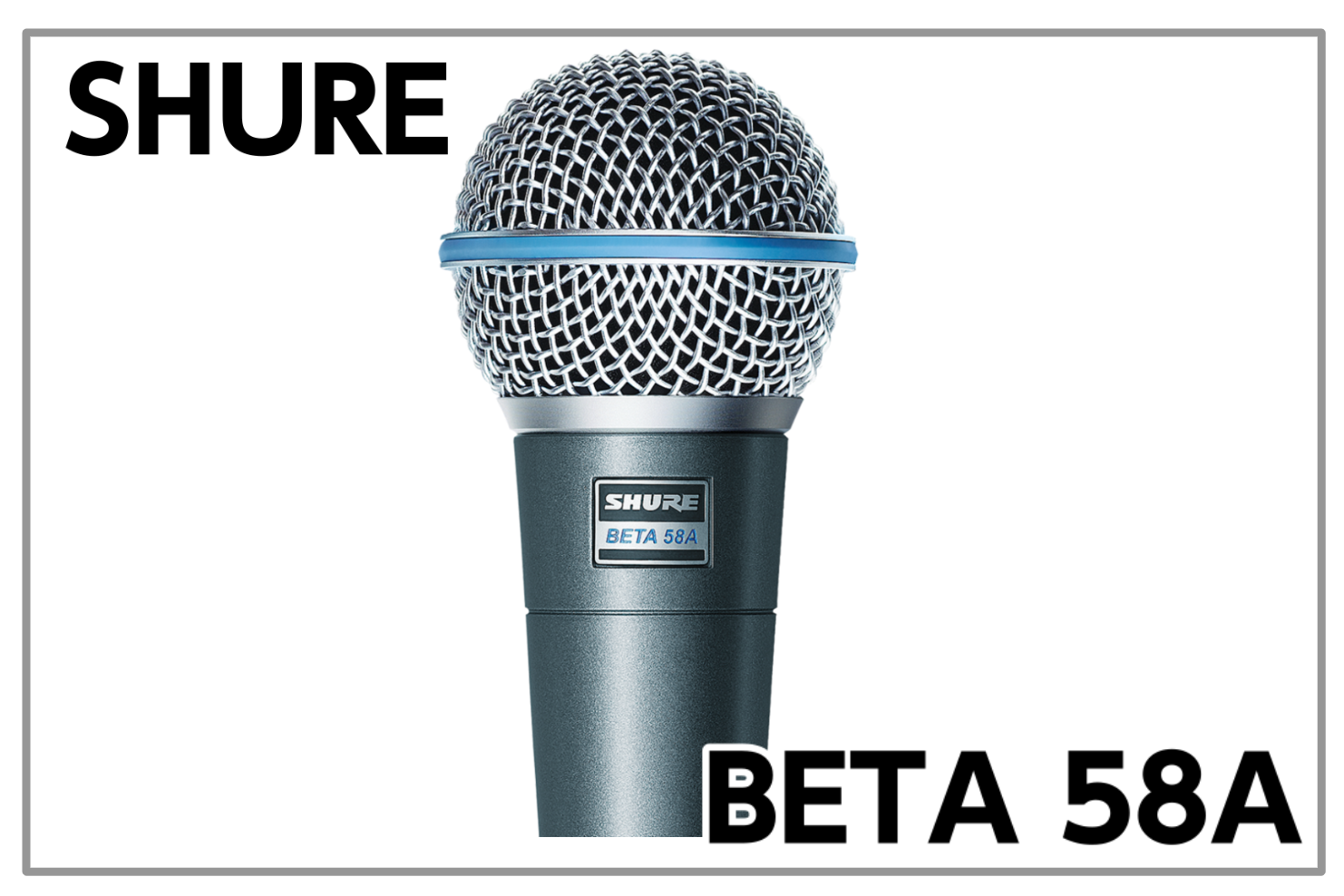 【定番マイク】SHURE BETA 58A【配信・ポッドキャストにもおススメ】