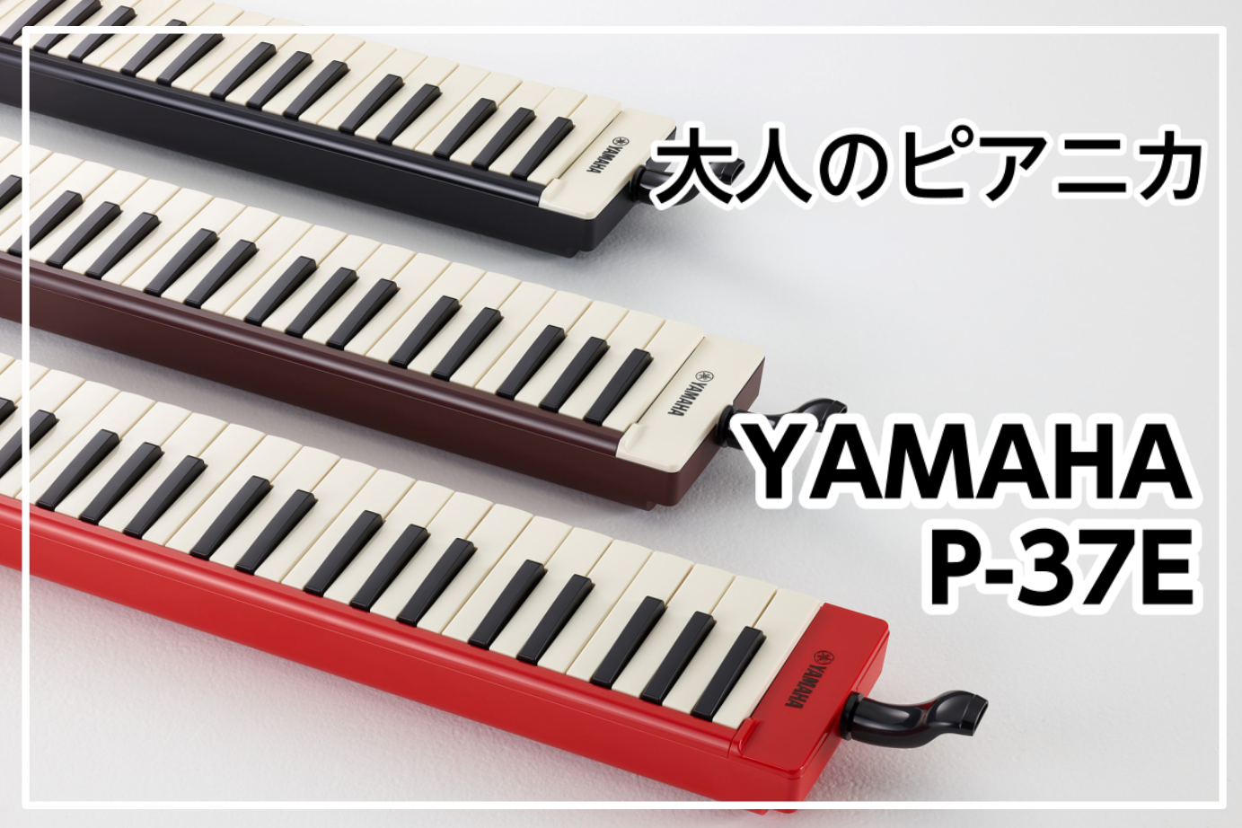 【大人のピアニカ】YAMAHA P-37E展示中！ 新色RED入荷！