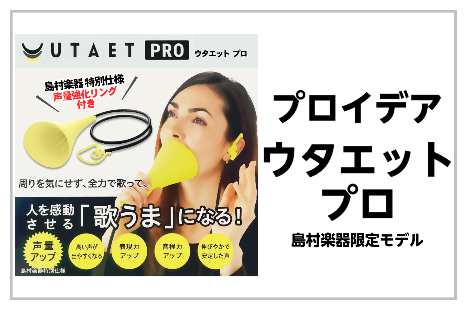 【テレビで話題!!】PROIDEA UTAET PRO 島村楽器限定モデル展示中!! -ウタエット プロ