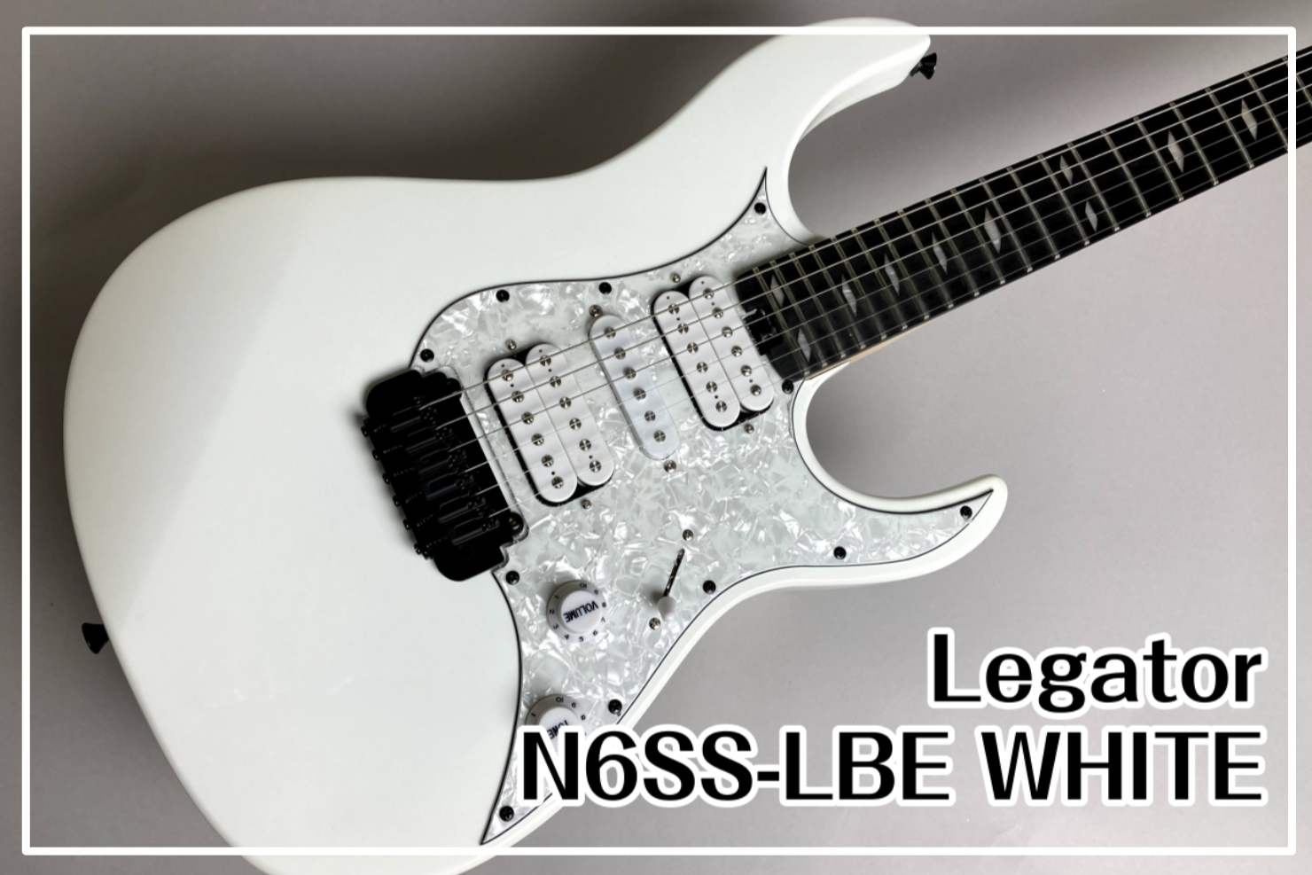 Legator N6SS-LBE WHITE 入荷！！