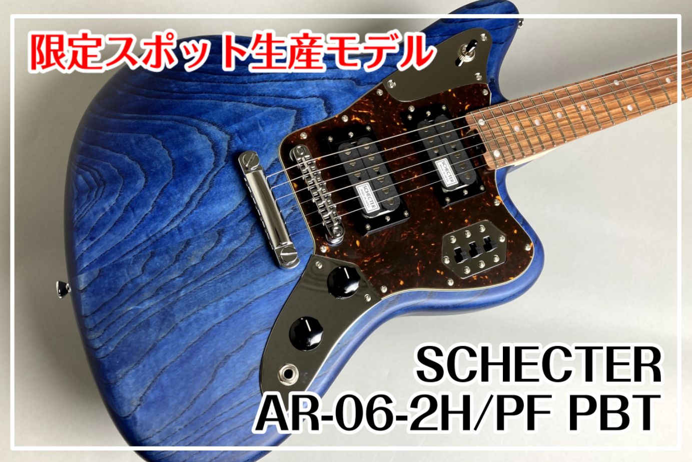 【限定モデル】SCHECTER AR-06-2H/PF PBT入荷！
