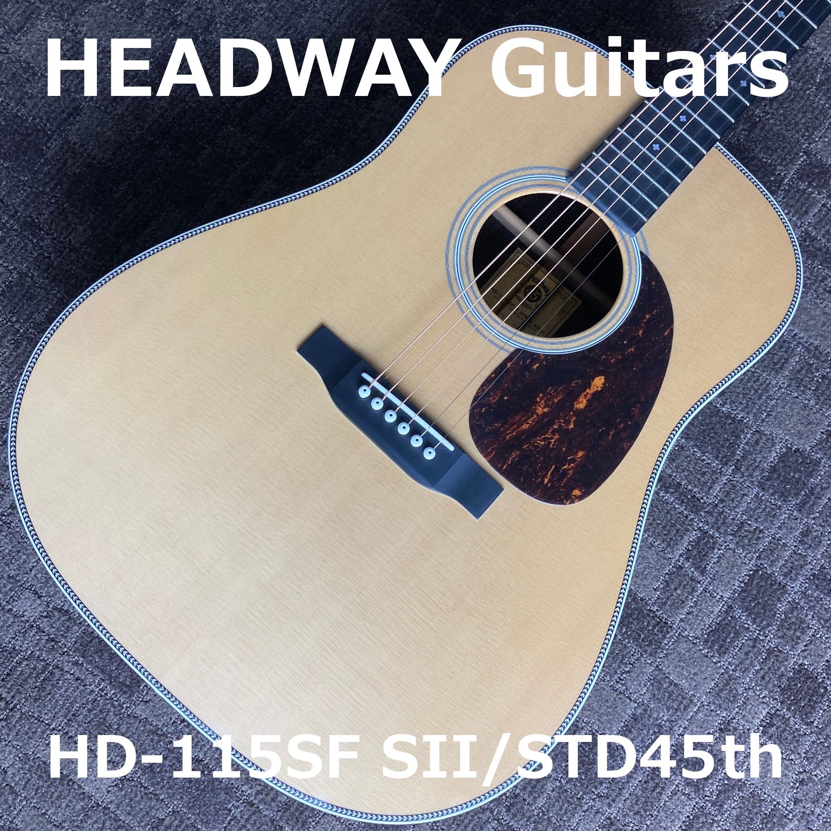 CONTENTS商品紹介商品詳細商品担当商品紹介 Headway45thを記念し 45本のみ製作された限定モデル！百瀬氏ご自身がHeadwayの希少なストックから厳選して1枚ずつタッピングし厳選したシトカスプルースを採用。タッピングの鳴りで音の大きな方向性は決まるので、長年培った職人の技量が必要な工 […]