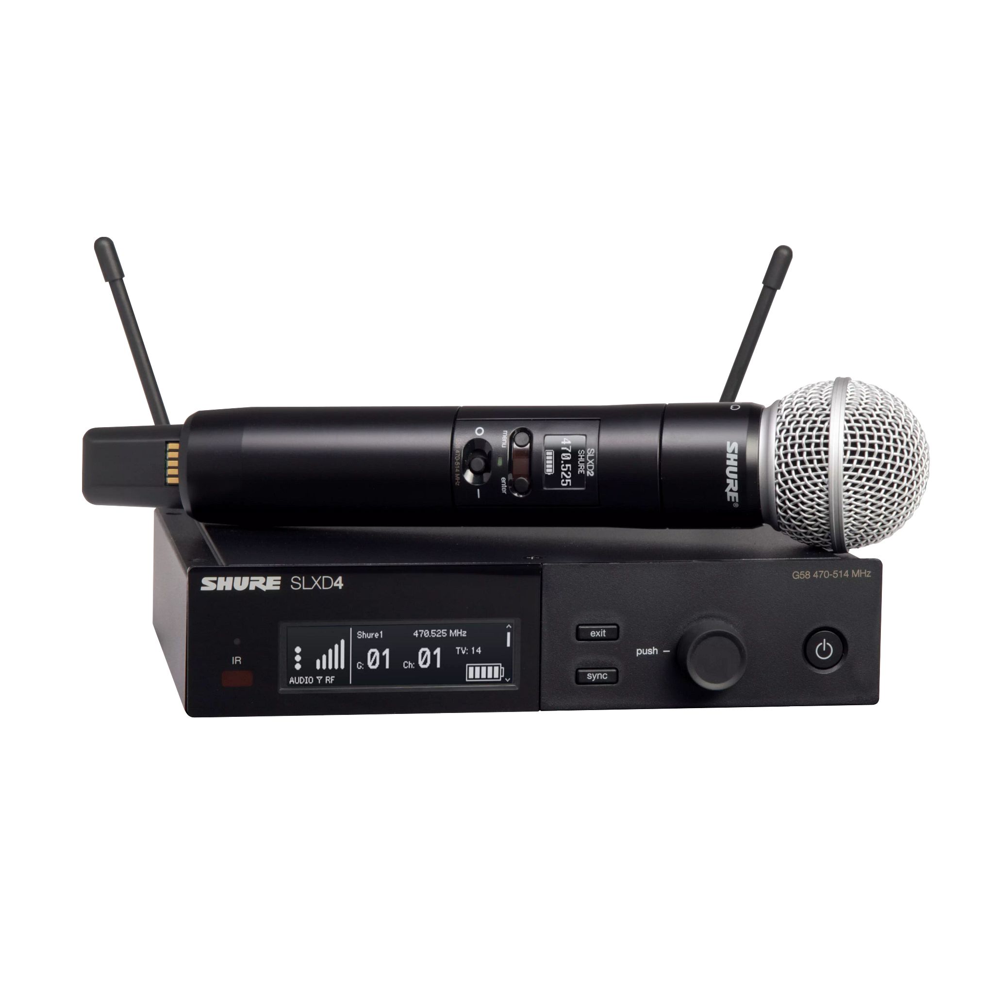 ワイヤレスマイクSLXD24J/SM58-JB