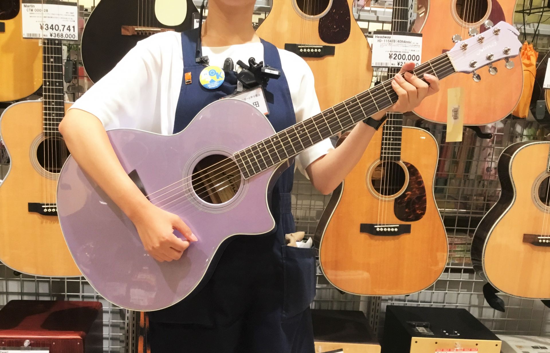 【アコースティックギター新着入荷情報】James J-400AC/SPC が入荷しました！！