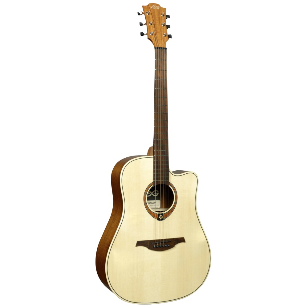 アコースティックギターLAG T70DC-NAT DREADNOUGHT CTW