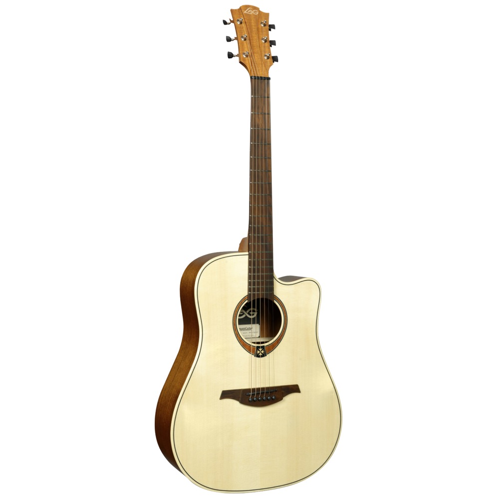 アコースティックギターLAG　T70DC-NAT DREADNOUGHT CTW