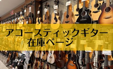 アコースティックギター在庫ご紹介ページ【甲子園店】