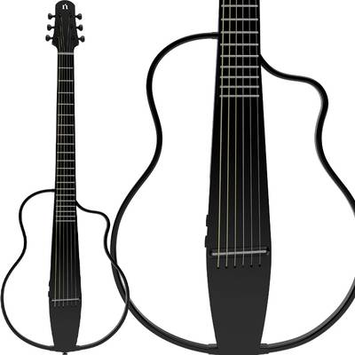 NATASHANBSG Steel BK Bamboo Smart Guitar