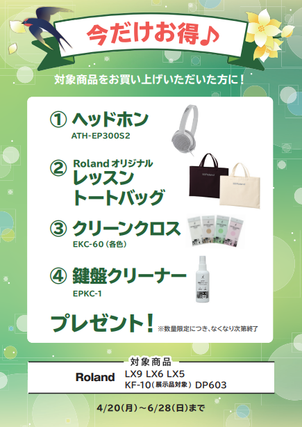 RolandLX9・LX6・LX5・DP603