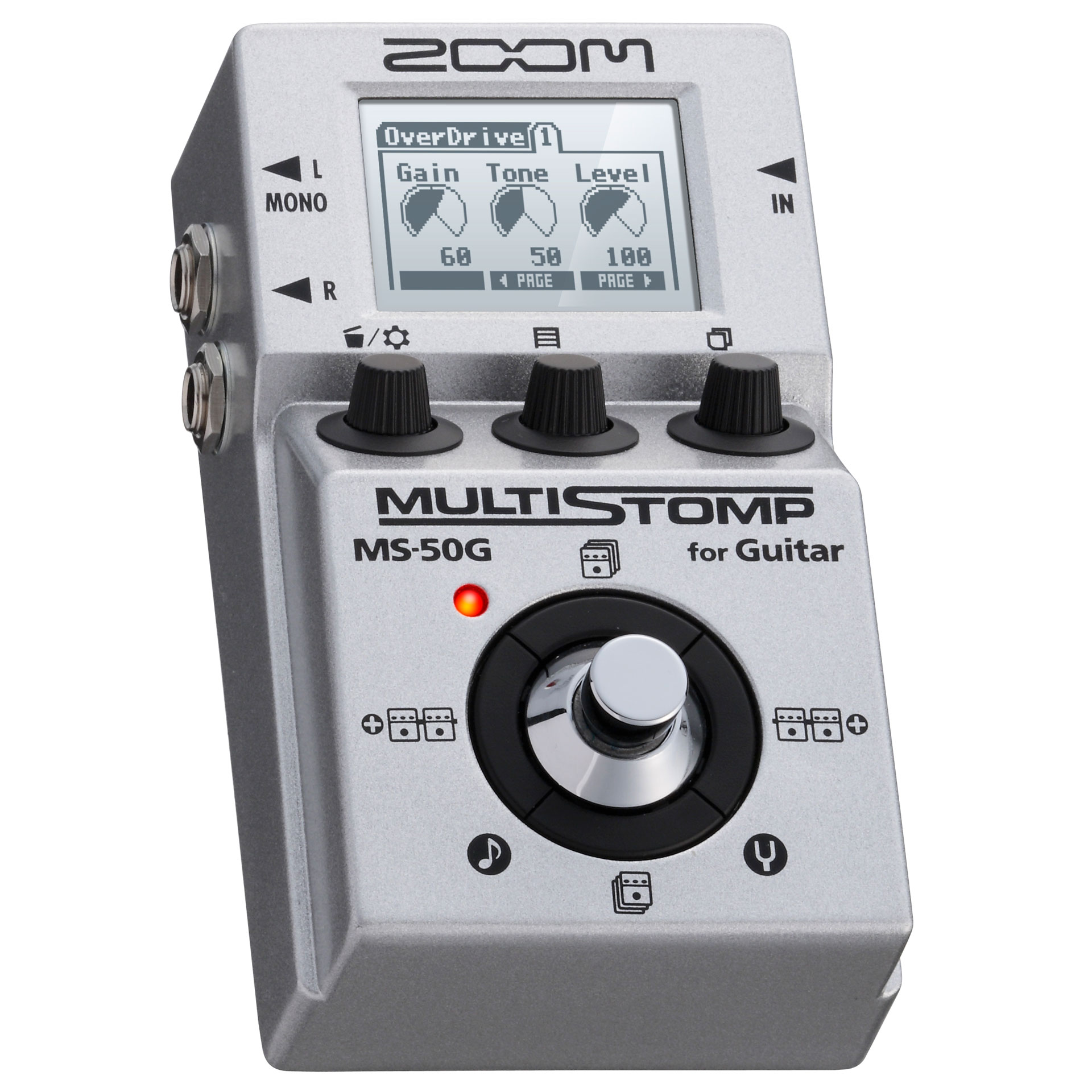 ZOOM MS100BT マルチストンプ ギター ベース マルチエフェクター vcare.hk