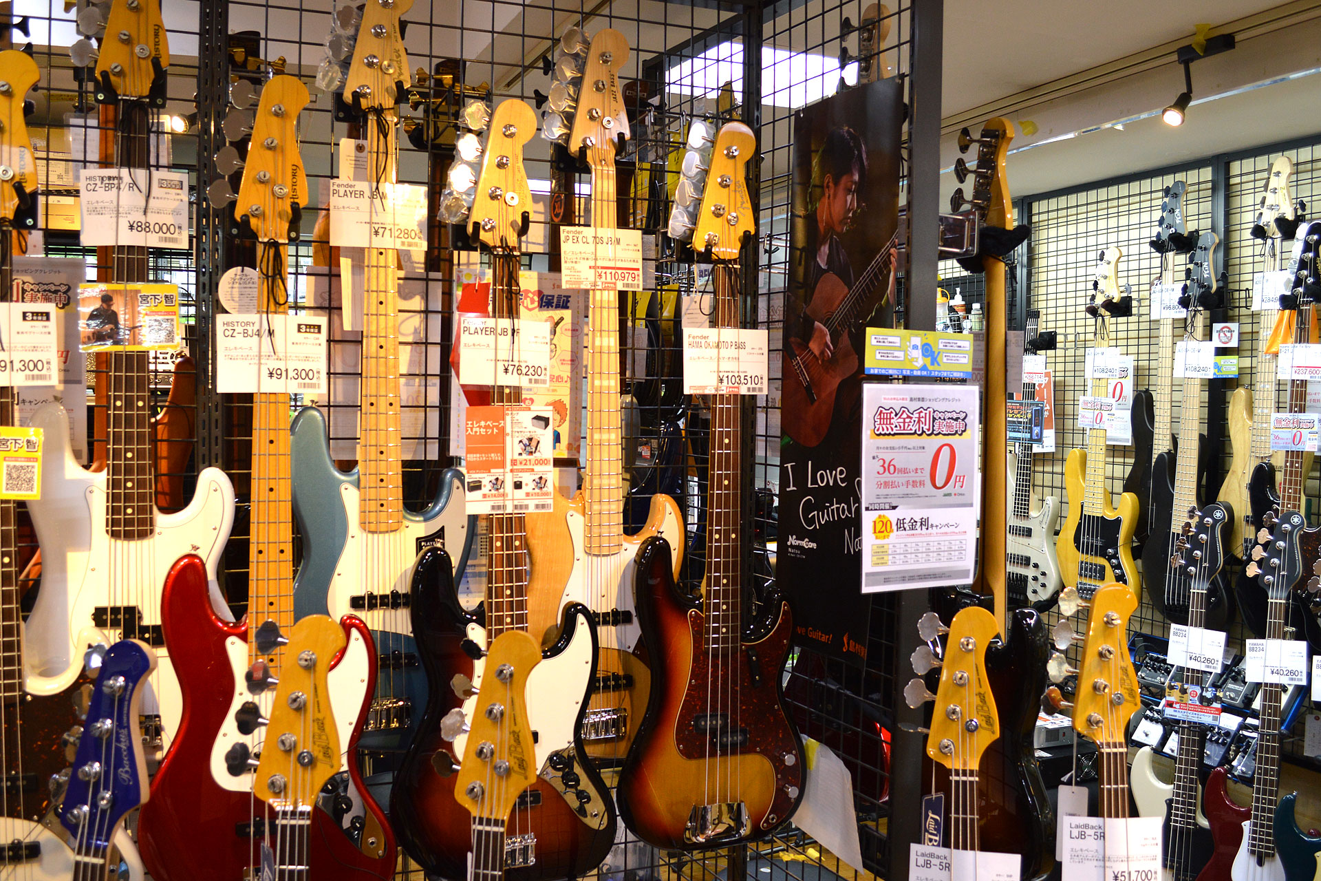 【エレキベース】特価品もあり〼 Fender（フェンダー）特集【デジマート 島村楽器 三宮オーパ店 掲載情報】