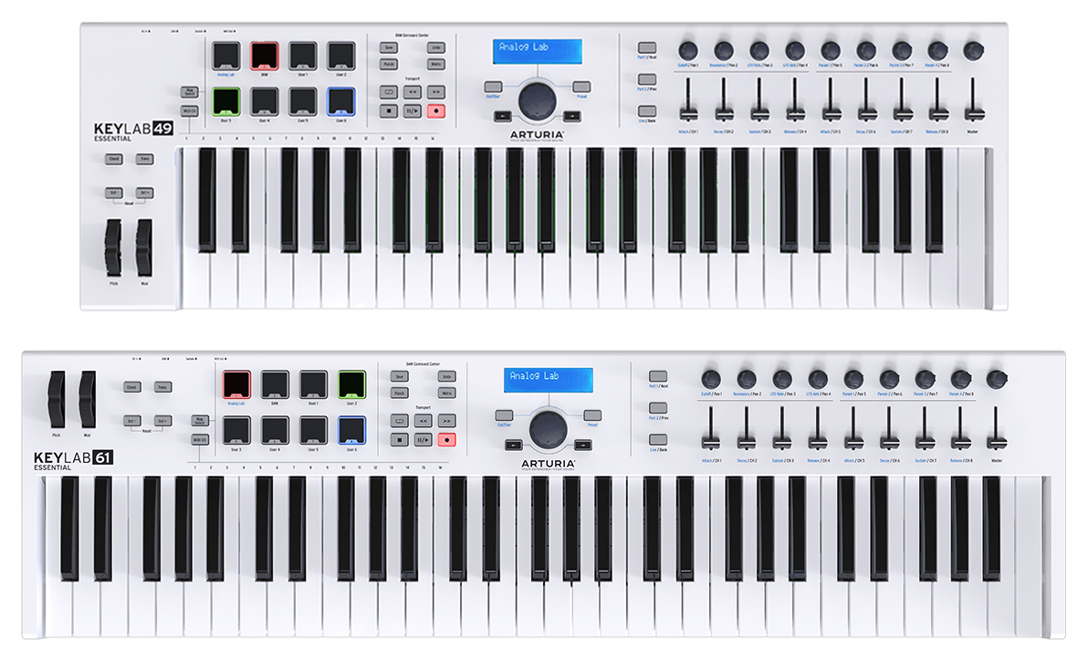 MIDIキーボードArturia KeyLab Essential 49