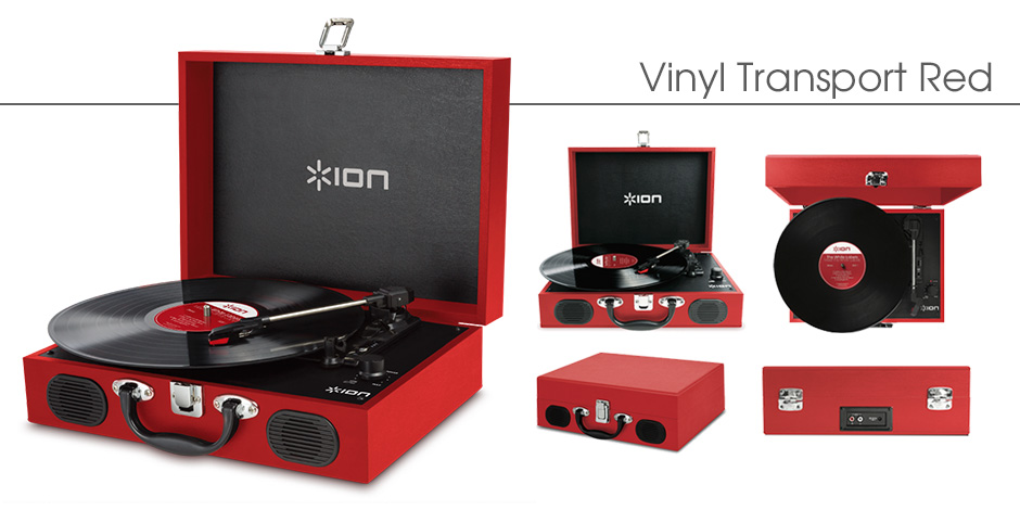 トランクケース型レコードプレーヤーION Vinyl Transport-RD