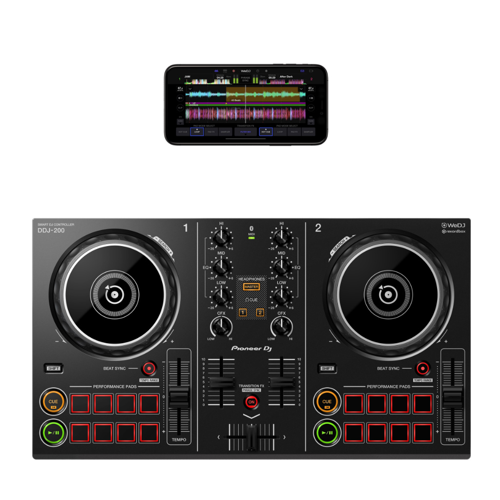Bluetooth MIDI接続DJコントローラー！Pioneer DJ DDJ-200
